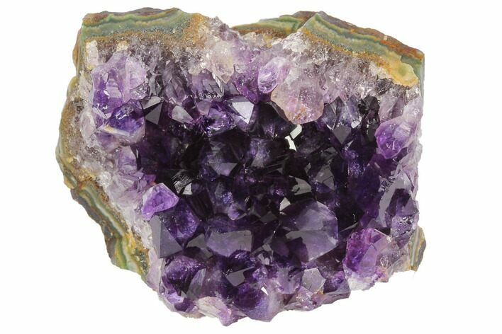 Dark Purple, Amethyst Crystal Cluster - Uruguay #122082